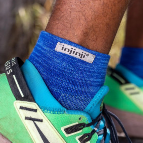 Chaussettes à orteils de running Trail Midweight Mini-Crew Coolmax unisexe