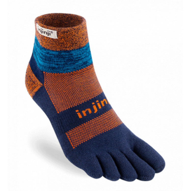 Chaussettes à orteils Trail Midweight Mini-Crew Coolmax unisexe Chaussettes à orteils Trail Midweight Mini-Crew Coolmax unisexe