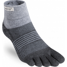 Chaussettes à orteils de running Trail Midweight Mini-Crew Coolmax femme