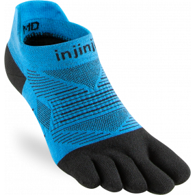 Chaussettes à orteils de running Run Lightweight No-Show Coolmax unisexe