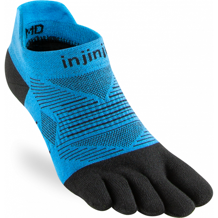 Chaussettes à orteils de running Run Lightweight No-Show Coolmax unisexe