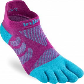 Chaussettes à orteils de running Ultra Run No-Show Coolmax femme