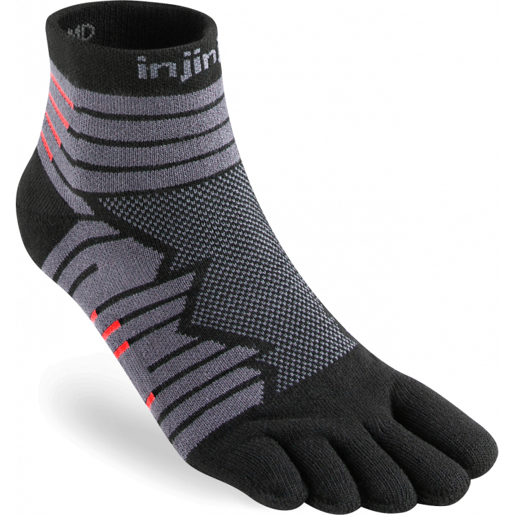 Chaussettes à orteils de running Ultra Run Mini-Crew Coolmax unisexe