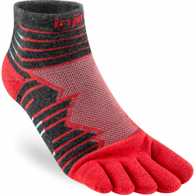 Chaussettes à orteils de running Ultra Run Mini-Crew Coolmax unisexe