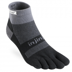 Chaussettes à orteils de running Run Midweight Mini-Crew Coolmax unisexe