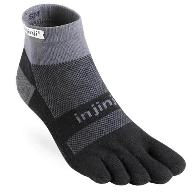 Chaussettes à orteils Run Midweight Mini-Crew Coolmax unisexe Chaussettes à orteils Run Midweight Mini-Crew Coolmax unisexe