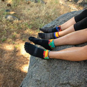 Chaussettes à orteils de running Spectrum Trail Midweight Mini-Crew unisexe