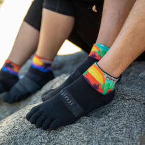 Chaussettes à orteils de running Spectrum Trail Midweight Mini-Crew unisexe