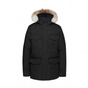 Parka en duvet avec fourrure de coyote Sirius homme