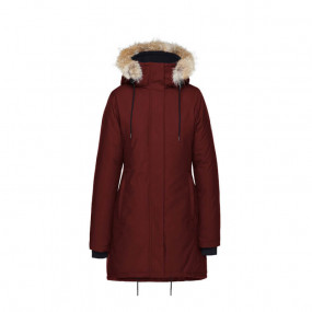 Parka en duvet avec fourrure de coyote Genia femme