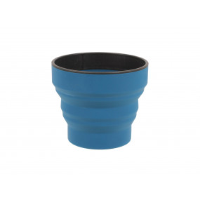 Mug silicone flexible bleu 350 ml