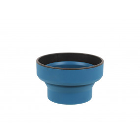Mug silicone flexible bleu 350 ml