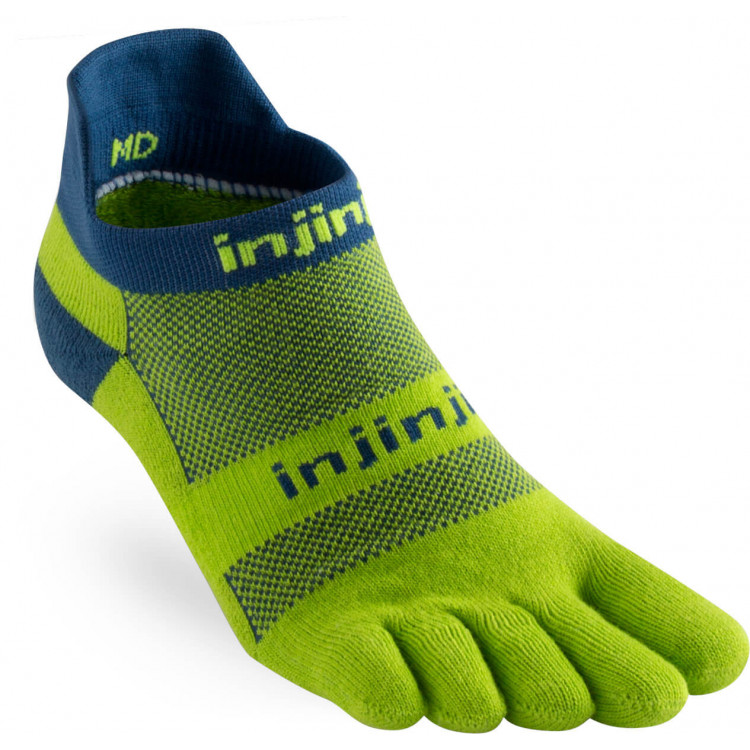 Chaussettes à orteils Run Midweight No-Show Coolmax unisexe Chaussettes à orteils Run Midweight No-Show Coolmax unisexe
