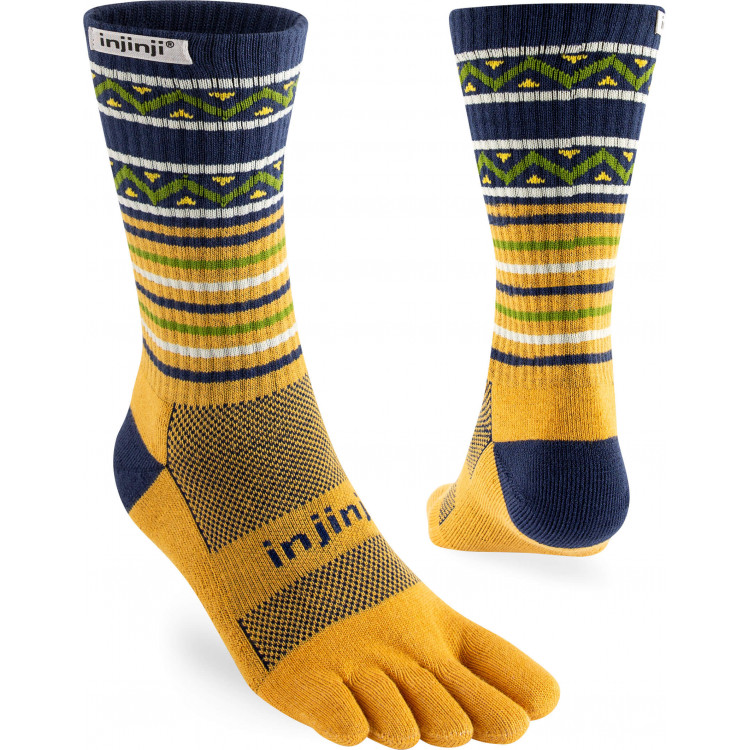 Chaussettes à orteils Trail Midweight Crew Coolmax unisexe Chaussettes à orteils Trail Midweight Crew Coolmax unisexe