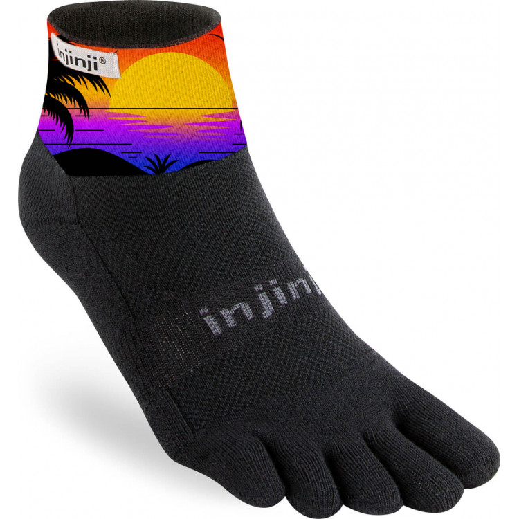 Chaussettes à orteils Spectrum Trail Midweight Mini-Crew unisexe Chaussettes à orteils Spectrum Trail Midweight Mini-Crew unisexe