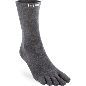 Chaussettes à orteils de randonnée Liner Crew Wool unisexe