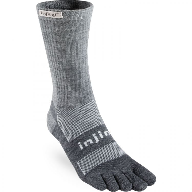 Chaussettes à orteils Outdoor Midweight Crew Wool unisexe