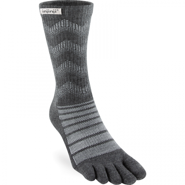 Chaussettes à orteils Outdoor Midweight Crew Wool unisexe Chaussettes à orteils Outdoor Midweight Crew Wool unisexe