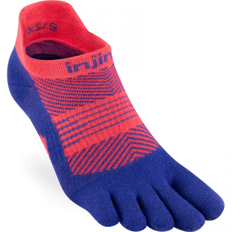 Chaussettes à orteils de running Run Lightweight No-Show Coolmax femme