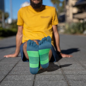Chaussettes à orteils Run Lightweight No-Show Coolmax unisexe