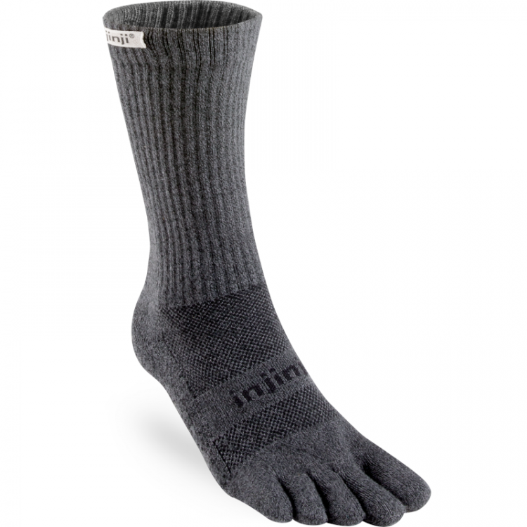 Chaussettes à orteils de running Trail Midweight Crew Coolmax unisexe