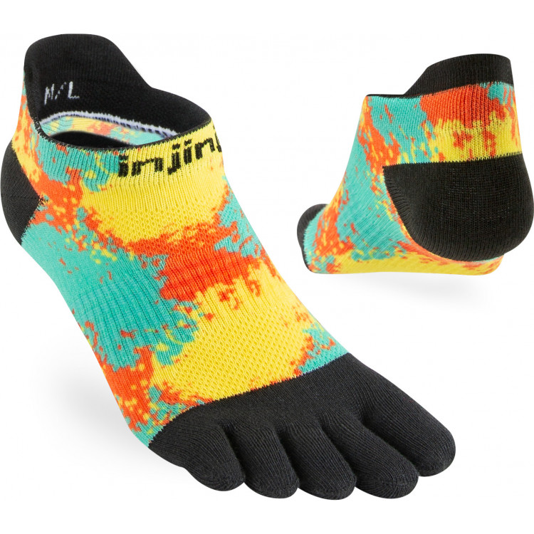 Chaussettes à orteils Spectrum Run Lightweight No-Show unisexe Chaussettes à orteils Spectrum Run Lightweight No-Show unisexe