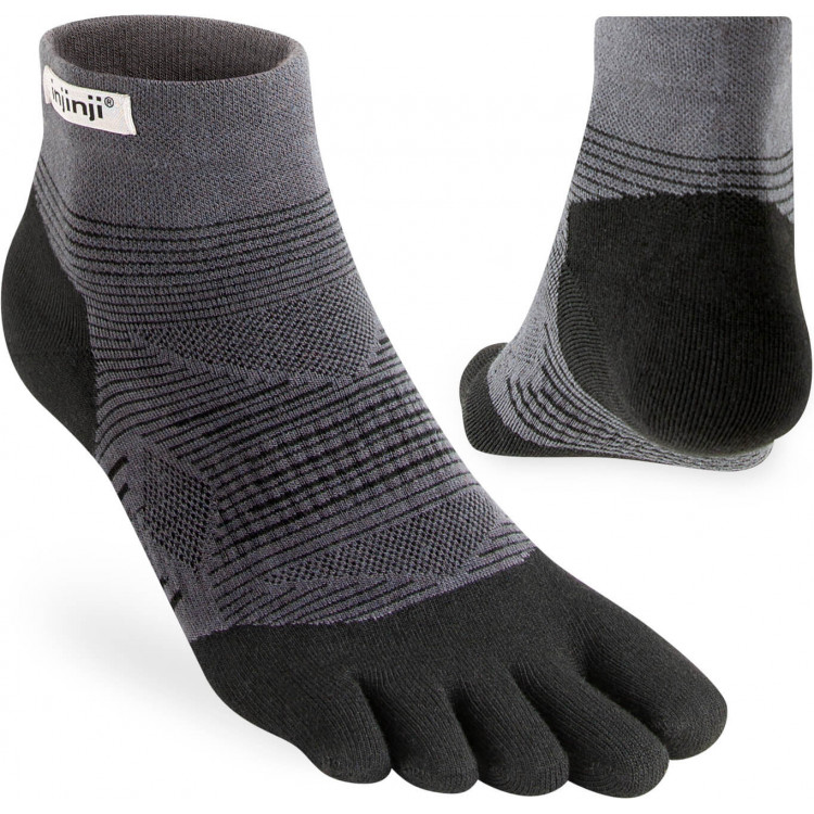 Chaussettes à orteils Run Original Weight Mini Crew Coolmax unisexe Chaussettes à orteils Run Original Weight Mini Crew Coolmax unisexe