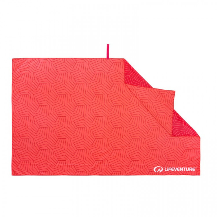 Serviette recyclée SoftFibre Geometric Coral Serviette recyclée SoftFibre Geometric Coral