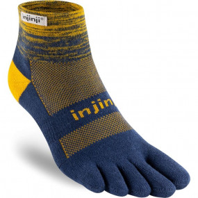 Chaussettes à orteils de running Trail Midweight Mini-Crew Coolmax unisexe