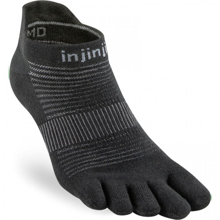 Chaussettes à orteils Run Lightweight No Show Coolmax unisexe Chaussettes à orteils Run Lightweight No Show Coolmax unisexe