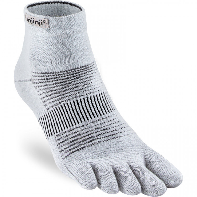 Chaussettes à orteils de running Run Lightweight Mini-Crew Coolmax unisexe