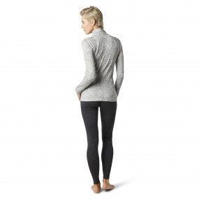 Haut thermique classique Merino 250 à motif 1/4 zippée femme