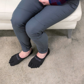 Chaussettes à orteils polyvalente Sport Lightweight Hidden Coolmax unisexe