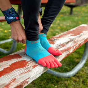 Chaussettes à orteils de running Run Lightweight No-Show Coolmax femme