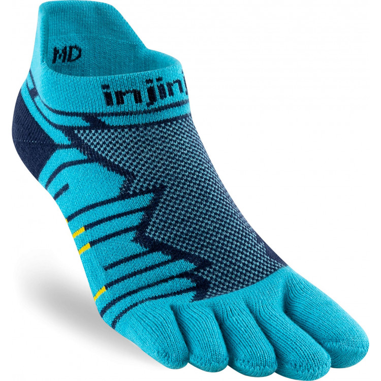 Chaussettes à orteils de running Ultra Run No-Show Coolmax unisexe