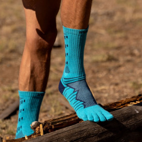 Chaussettes à orteils de running Ultra Run Crew unisexe