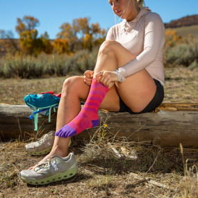 Chaussettes à orteils de running Ultra Run Crew Coolmax femme